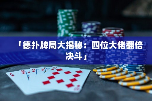 「德?lián)渑凭执蠼颐兀核奈淮罄蟹稕Q斗」