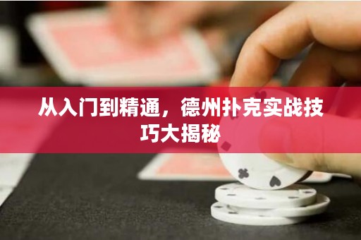 從入門到精通，德州撲克實(shí)戰(zhàn)技巧大揭秘