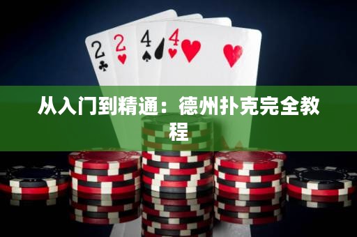 從入門到精通：德州撲克完全教程