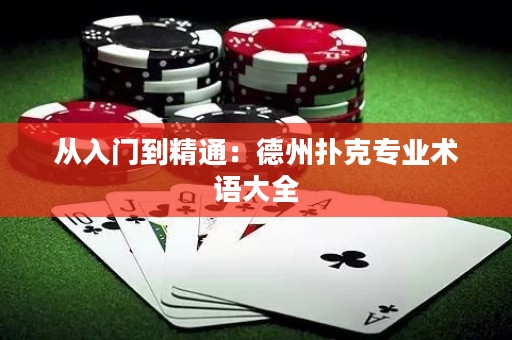 從入門到精通：德州撲克專業(yè)術語大全