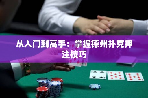 從入門(mén)到高手：掌握德州撲克押注技巧