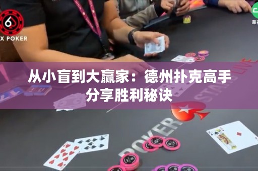 從小盲到大贏家：德州撲克高手分享勝利秘訣