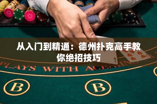 從入門到精通：德州撲克高手教你絕招技巧