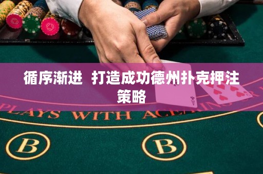 循序漸進(jìn)  打造成功德州撲克押注策略