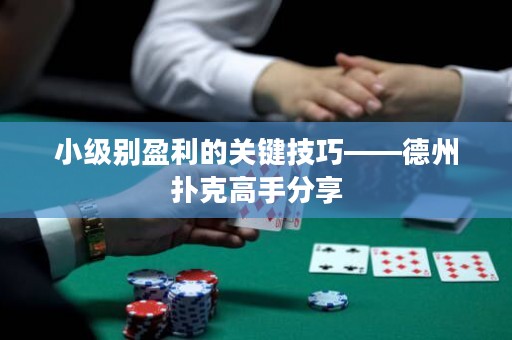 小級(jí)別盈利的關(guān)鍵技巧——德州撲克高手分享