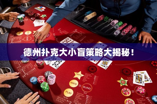 德州撲克大小盲策略大揭秘！