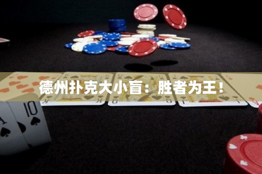 德州撲克大小盲：勝者為王！