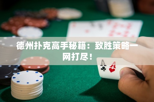 德州撲克高手秘籍：致勝策略一網(wǎng)打盡！