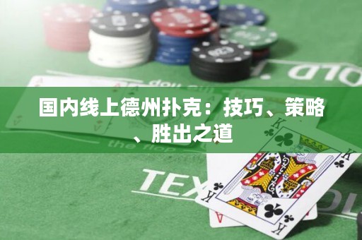 國內(nèi)線上德州撲克：技巧、策略、勝出之道