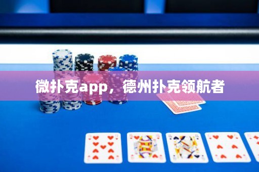 微撲克app，德州撲克領(lǐng)航者