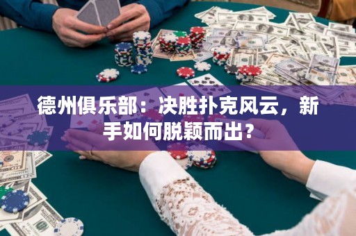 德州俱樂部：決勝撲克風(fēng)云，新手如何脫穎而出？