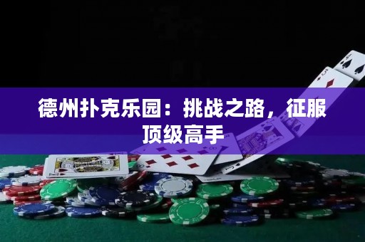 德州撲克樂園：挑戰(zhàn)之路，征服頂級高手