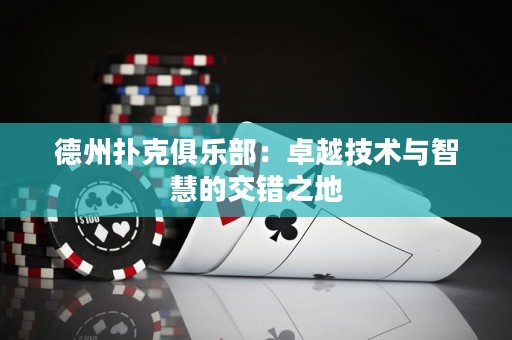 德州撲克俱樂部：卓越技術(shù)與智慧的交錯之地