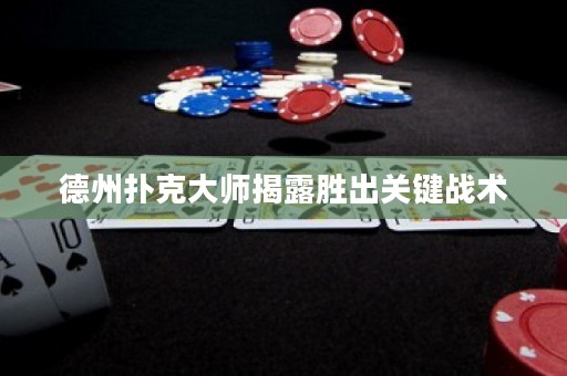 德州撲克大師揭露勝出關(guān)鍵戰(zhàn)術(shù)