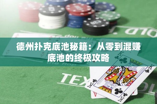 德州撲克底池秘籍：從零到混賺底池的終極攻略