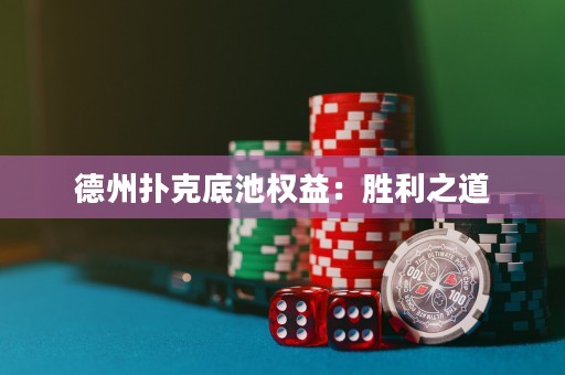 德州撲克底池權(quán)益：勝利之道