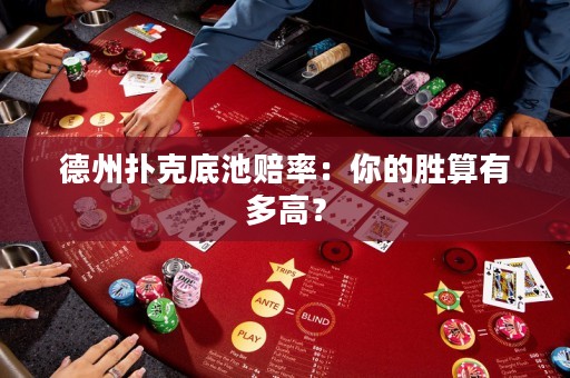 德州撲克底池賠率：你的勝算有多高？