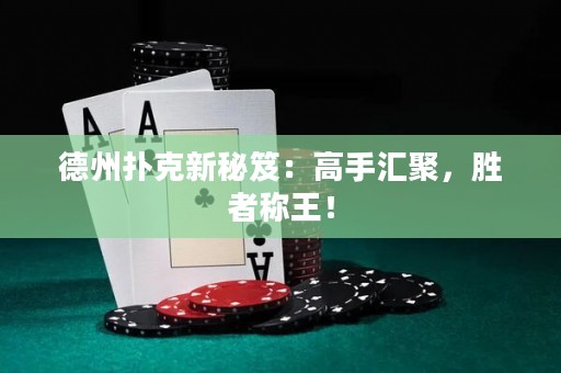 德州撲克新秘笈：高手匯聚，勝者稱王！