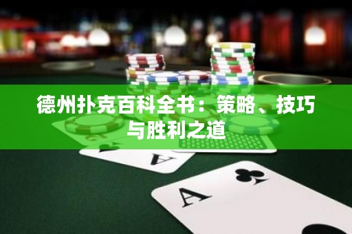 德州撲克百科全書：策略、技巧與勝利之道