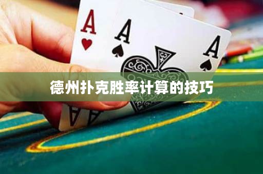 德州撲克勝率計(jì)算的技巧