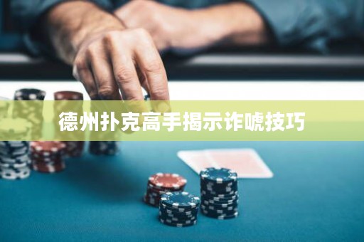 德州撲克高手揭示詐唬技巧