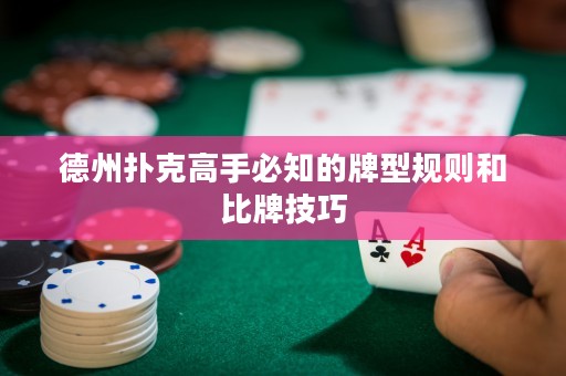 德州撲克高手必知的牌型規(guī)則和比牌技巧
