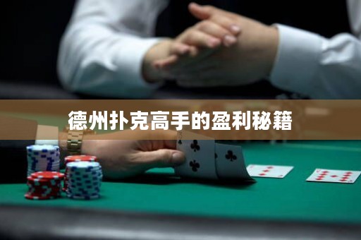 德州撲克高手的盈利秘籍