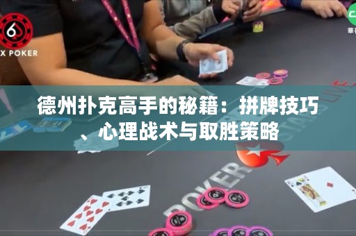 德州撲克高手的秘籍：拼牌技巧、心理戰(zhàn)術(shù)與取勝策略