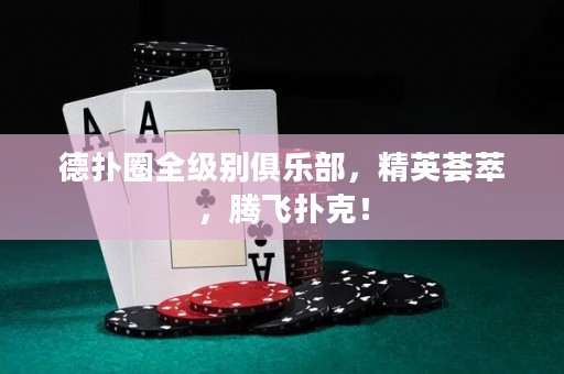 德?lián)淙θ墑e俱樂部，精英薈萃，騰飛撲克！