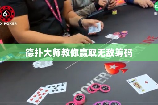 德撲大師教你贏取無敵籌碼