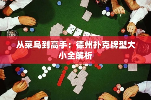 從菜鳥到高手：德州撲克牌型大小全解析