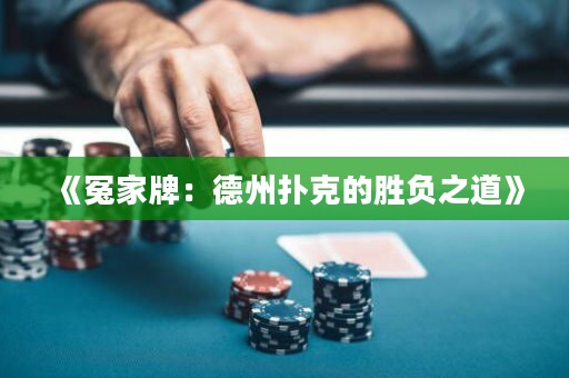 《冤家牌：德州撲克的勝負(fù)之道》