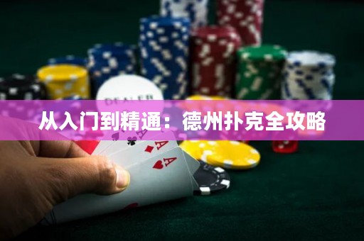 從入門到精通：德州撲克全攻略