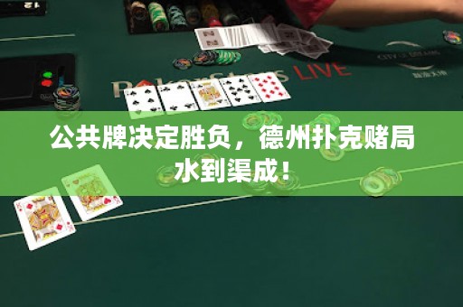 公共牌決定勝負，德州撲克賭局水到渠成！