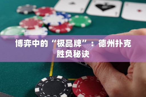 博弈中的“極品牌”：德州撲克勝負秘訣