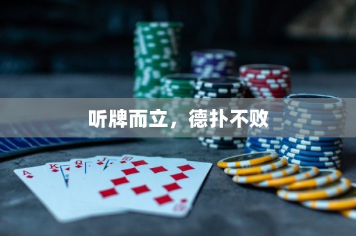 聽牌而立，德?lián)洳粩? title=