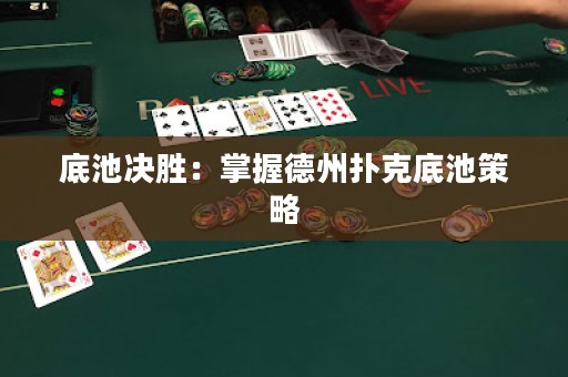 底池決勝：掌握德州撲克底池策略