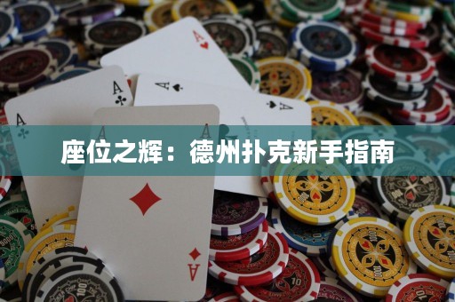 座位之輝：德州撲克新手指南