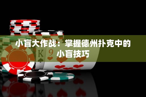 小盲大作戰(zhàn)：掌握德州撲克中的小盲技巧