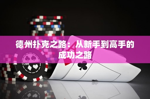 德州撲克之路：從新手到高手的成功之路