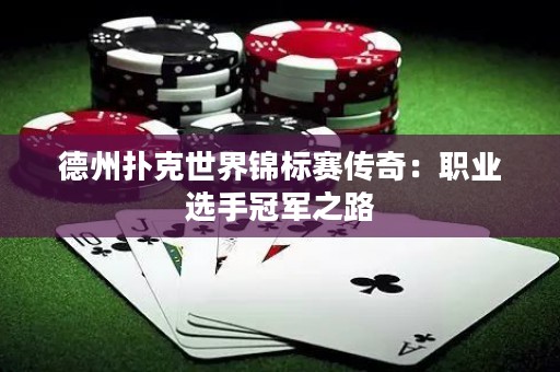 德州撲克世界錦標(biāo)賽傳奇：職業(yè)選手冠軍之路