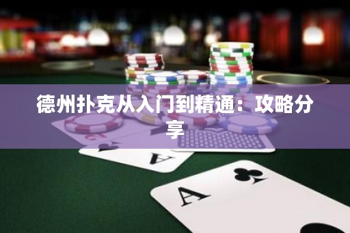 德州撲克從入門到精通：攻略分享