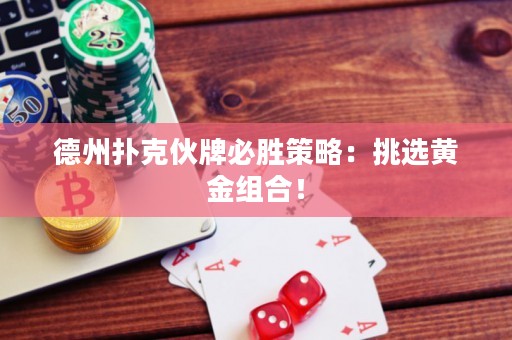 德州撲克伙牌必勝策略：挑選黃金組合！