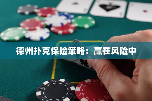 德州撲克保險策略：贏在風險中