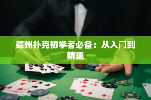 德州撲克初學者必備：從入門到精通