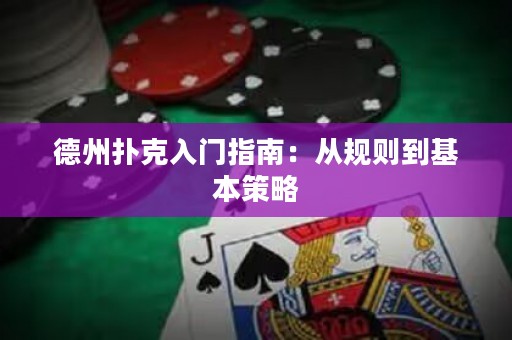 德州撲克入門指南：從規(guī)則到基本策略