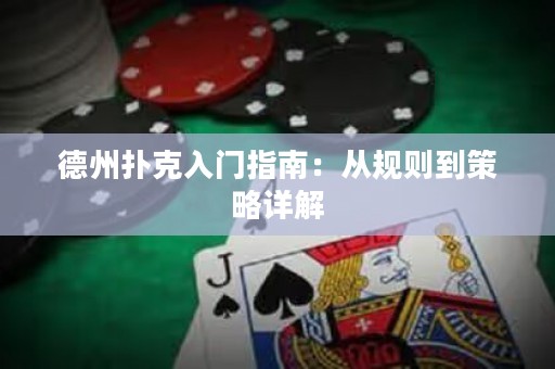 德州撲克入門指南：從規(guī)則到策略詳解