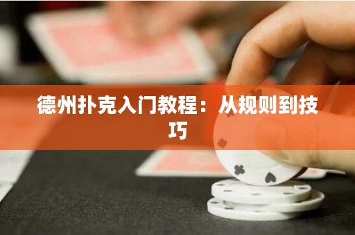 德州撲克入門教程：從規(guī)則到技巧