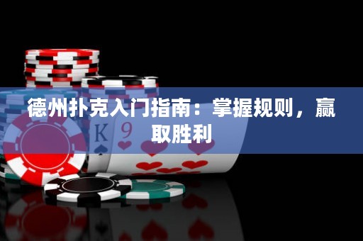德州撲克入門(mén)指南：掌握規(guī)則，贏取勝利