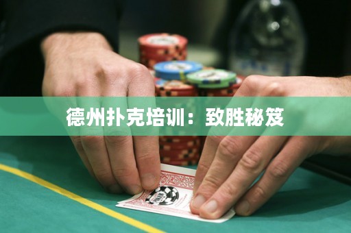 德州撲克培訓(xùn)：致勝秘笈